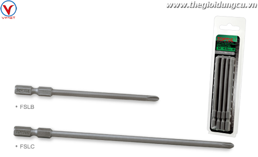 Bộ vít bắn tôn 4 chi tiết Toptul FSLB0802G