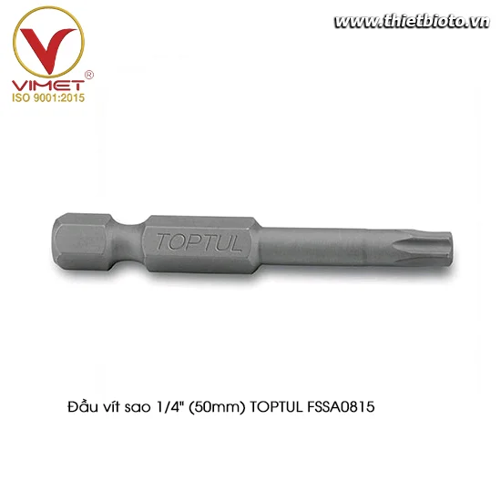 Đầu vít sao 1/4" (50mm) TOPTUL FSSA0815