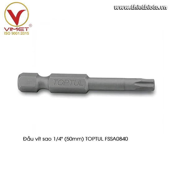 Đầu vít sao 1/4" (50mm) TOPTUL FSSA0840