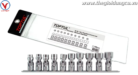 Bộ đầu nối lắt léo 3/8" 10 chi tiết