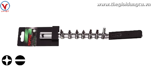 Bộ đầu mũi vít 1/4" 7pcs Toptul GAAQ0701