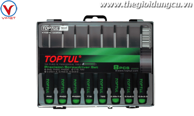 Bộ tua vít đa năng 8 chi tiết Toptul GAAW0803