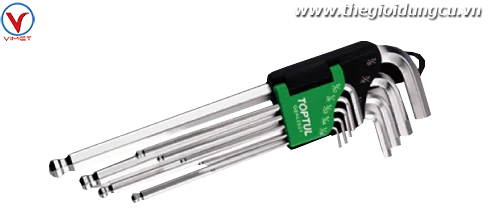 Bộ lục giác đầu bi 9 món TOPTUL GBAL0901