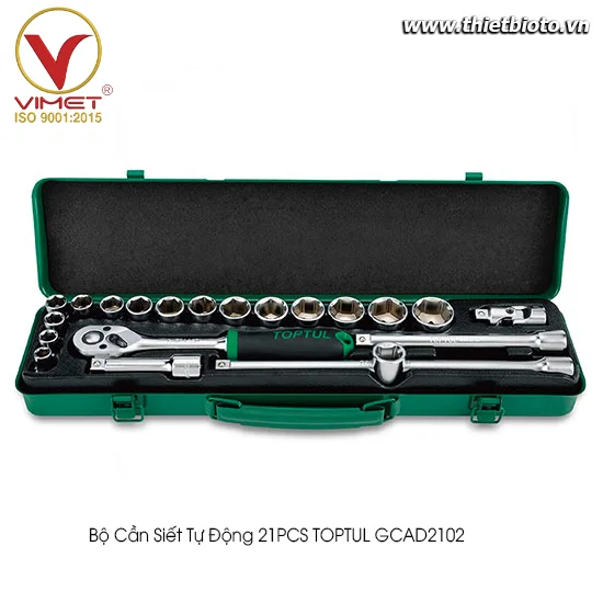 Bộ cần siết tự động 21 chi tiết TOPTUL GCAD2102