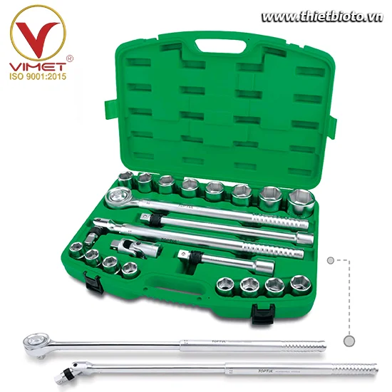 Bộ đầu tuýp 3/4" 21 chi tiết TOPTUL GCAI2104