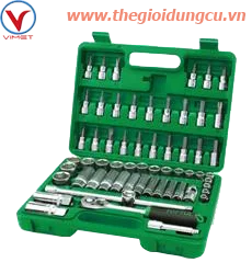 Bộ đầu tuýp 3/8” 60PCS TOPTUL GCAI6002