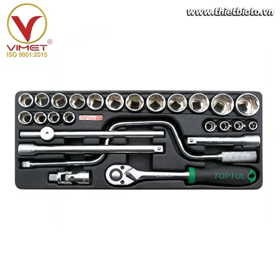 Bộ tuýp 1/2" - 26 chi tiết TOPTUL GCAT2604
