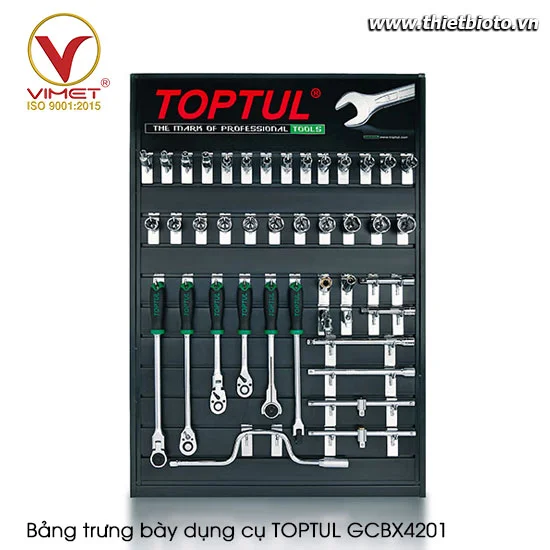Bộ dụng cụ và bảng trưng bày 42 món 1/2"