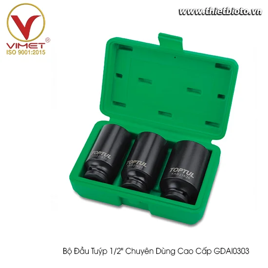 Bộ đầu tuýp 1/2" chuyên dùng cao cấp GDAI0303