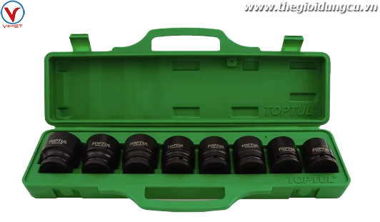 Hộp tuýp đen lục giác 3/4" 8PCS TOPTUL GDAI0803