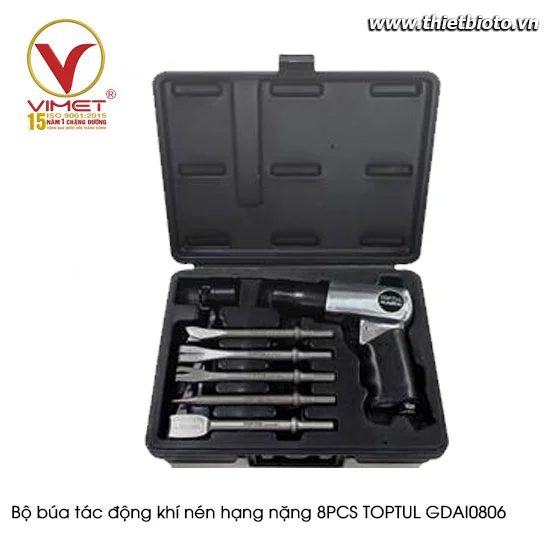 Bộ búa tác động không khí hạng nặng 8PCS GDAI0806