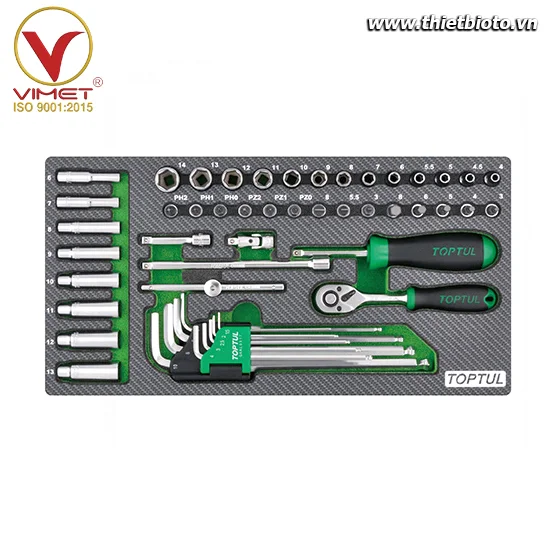 Bộ dụng cụ 1/4" 50 chi tiết TOPTUL GEA5004