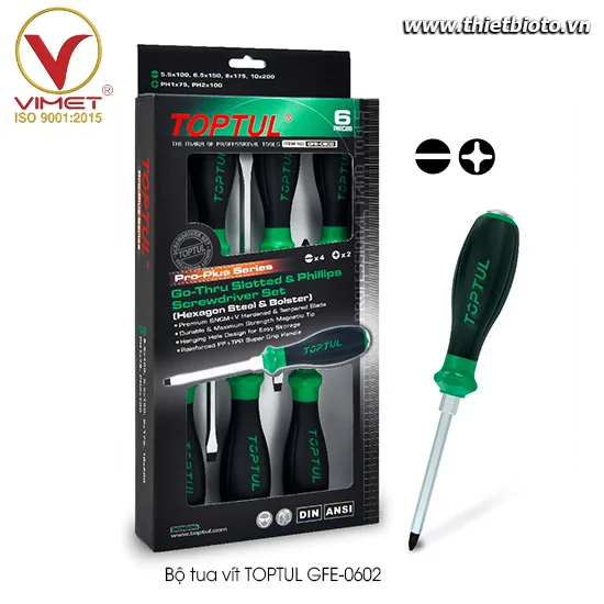 Bộ tua vít TOPTUL GFE-0602