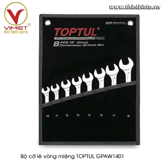 Bộ cờ lê vòng miệng TOPTUL GPAW1401