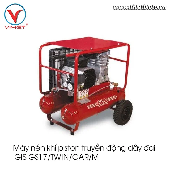 Máy nén khí piston truyền động dây đai GIS