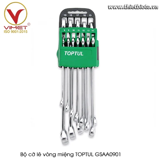 Bộ cờ lê vòng miệng TOPTUL GSAA0901