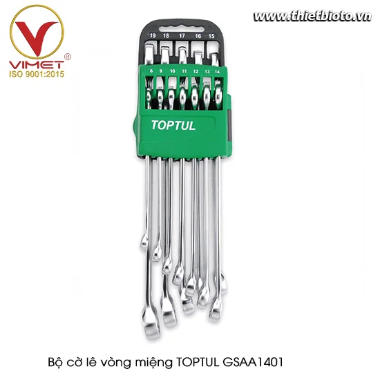 Bộ cờ lê vòng miệng TOPTUL GSAA1401 (ngưng sản xuất)