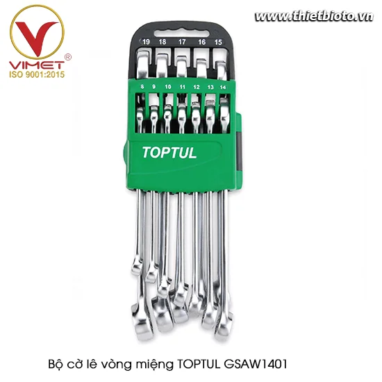 Bộ cờ lê vòng miệng TOPTUL GSAW1401