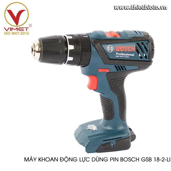 MÁY KHOAN ĐỘNG LỰC DÙNG PIN BOSCH GSB 18-2-LI