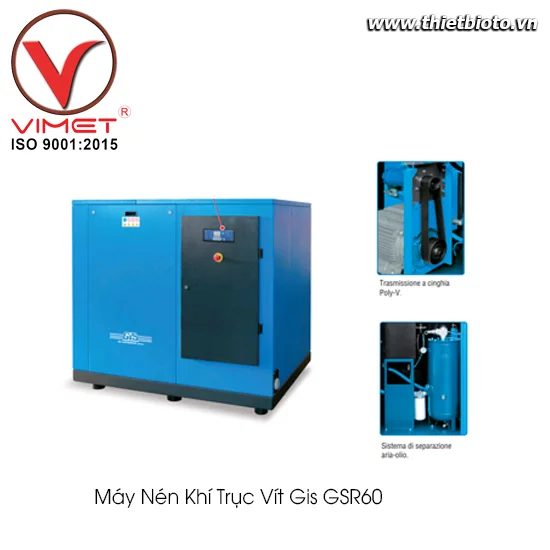 Máy Nén Khí Trục Vít  Gis GSR60