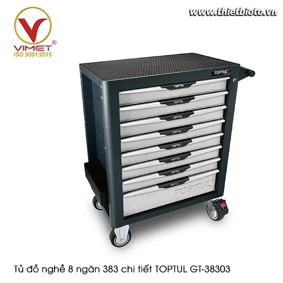 Tủ đồ nghề 8 ngăn 383 chi tiết TOPTUL GT-38303