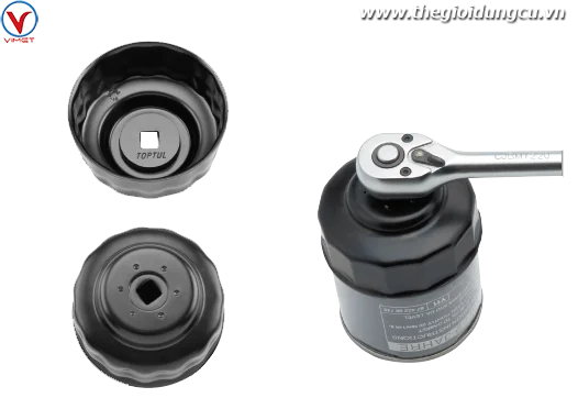Cảo lọc dầu  64mm TOPTUL JDAHA015