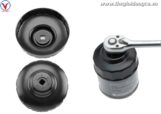 Cảo lọc dầu 66mm 6 cạnh TOPTUL JDAH6606