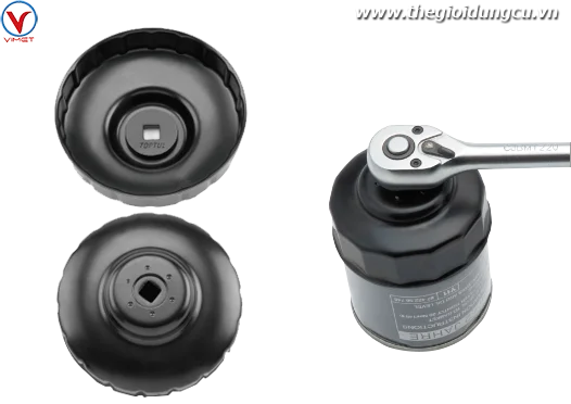 Cảo lọc dầu 66mm 6 cạnh TOPTUL JDAH6606