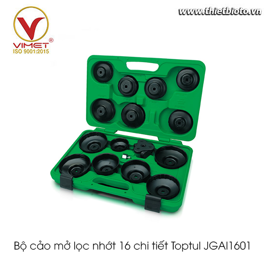 Bộ cảo mở lọc nhớt 16 món Toptul JGAI1601