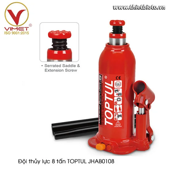 Đội thủy lực 8 tấn TOPTUL JHAB0108