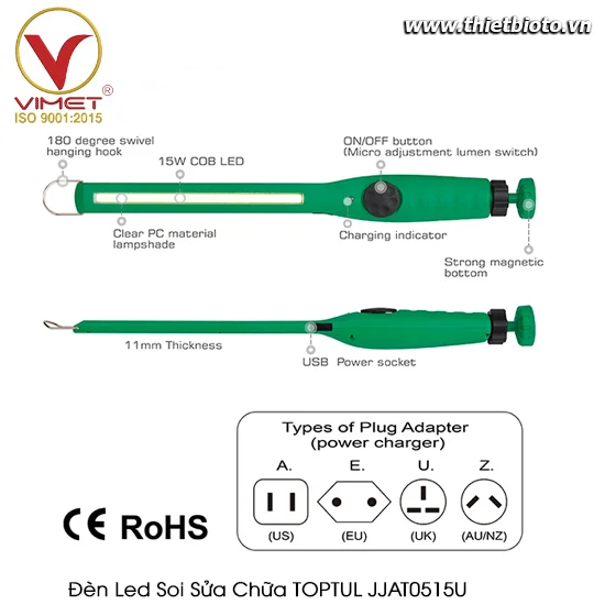 Đèn led soi sửa chữa TOPTUL JJAT0515U