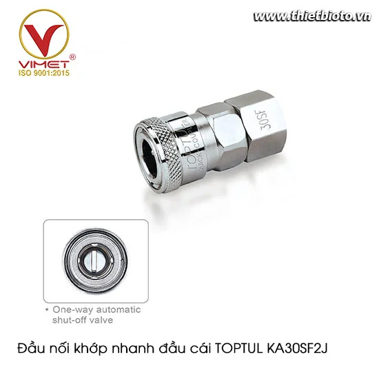 Đầu nối khớp nhanh đầu cái TOPTUL KA30SF2J