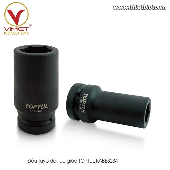 Đầu tuýp lục giác dài 1" TOPTUL KABE3234