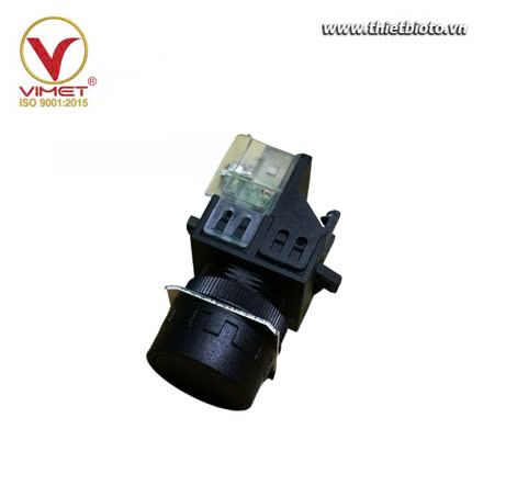 Công tắc nút nhấn màu đen KP5BRRFBK10S Phụ Kiện Heshbon HL-32X