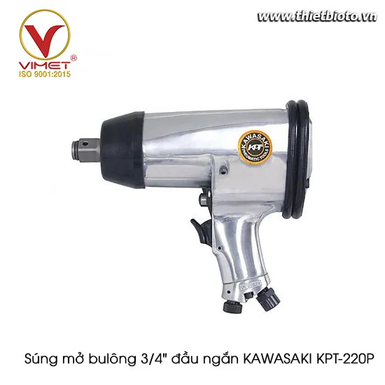 Súng mở bulông 3/4" đầu ngắn KAWASAKI KPT-220P