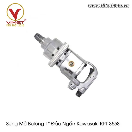 Súng Mở Bulông 1" Đầu Ngắn Kawasaki KPT-355S