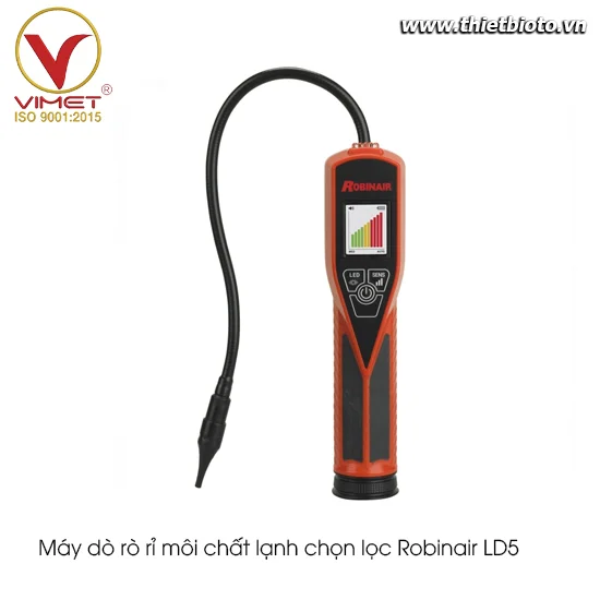 Máy dò rò rỉ môi chất lạnh chọn lọc Robinair LD5