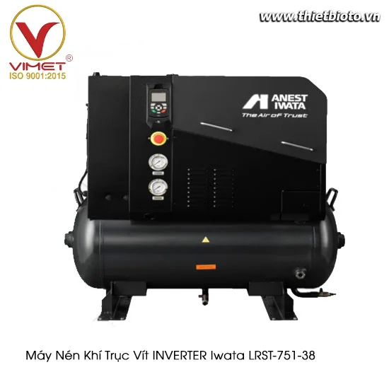 Máy Nén Khí Trục Vít INVERTER Iwata LRST-751-38