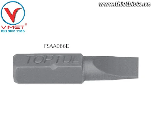Mũi vít dẹt 1/4" Toptul FSAA086E