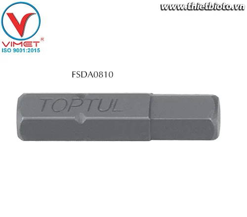 Mũi vít lục giác 1/4" Toptul FSDA0810