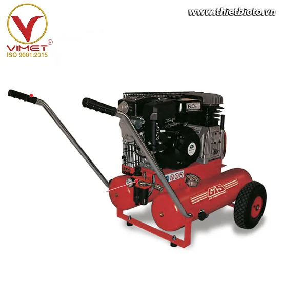 Máy nén khí piston truyền động động cơ xăng GIS GS28/TWIN/DIESEL