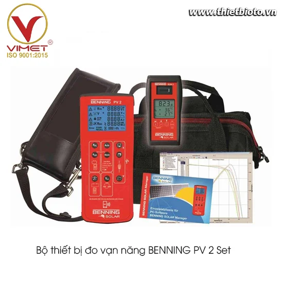 Bộ thiết bị đo vạn năng BENNING PV 2 SET (050427)