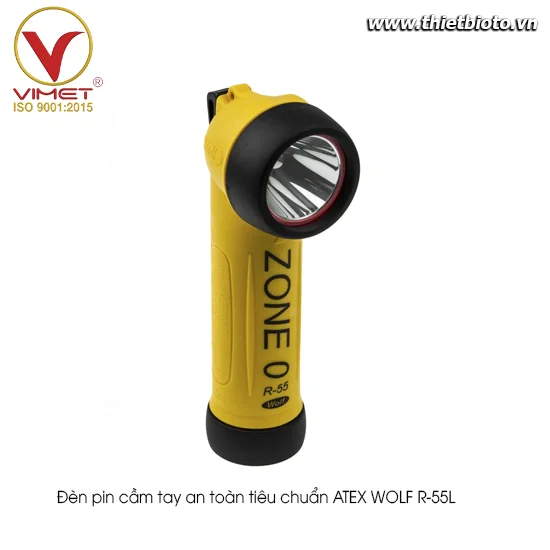 Đèn pin cầm tay an toàn tiêu chuẩn ATEX WOLF R-55L