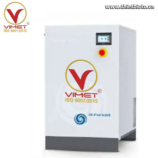 Máy nén khí Xoắn ốc không dầu có bình tích VIMET SAC05082