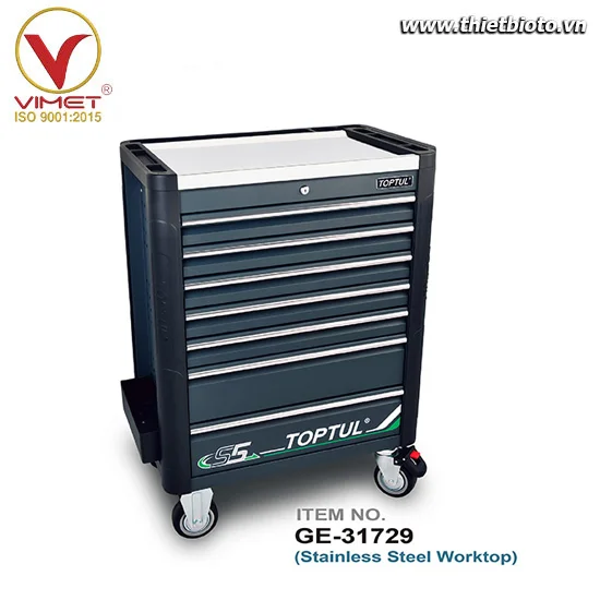 Tủ dụng cụ đồ nghề 317 chi tiết TOPTUL GE-31729