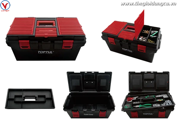 Hộp nhựa 4 ngăn Toptul TBAE0401