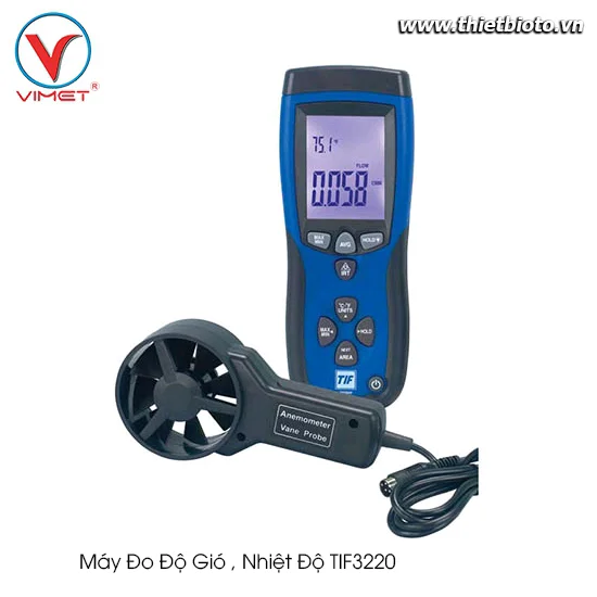 Máy đo độ gió , nhiệt độ   TIF3220