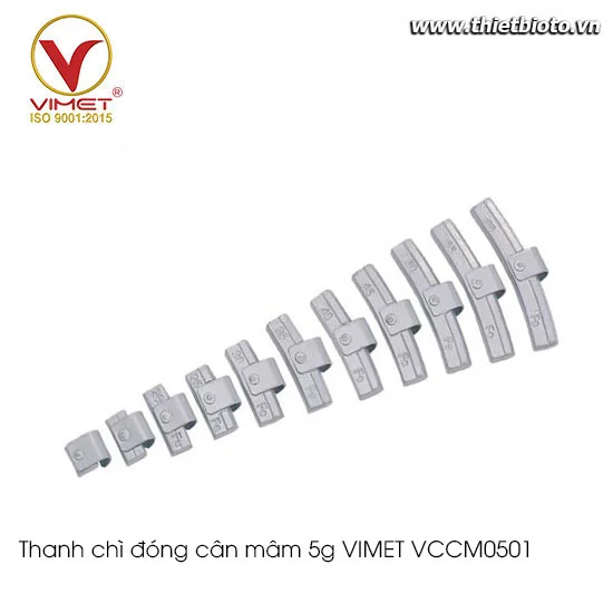 Thanh chì đóng cân mâm 5g VIMET VCCM0501