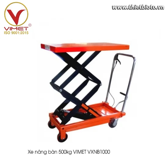 Xe nâng bàn 500kg VIMET VXNB1000