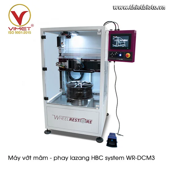Máy vớt mâm - phay lazang HBC system WR-DCM3